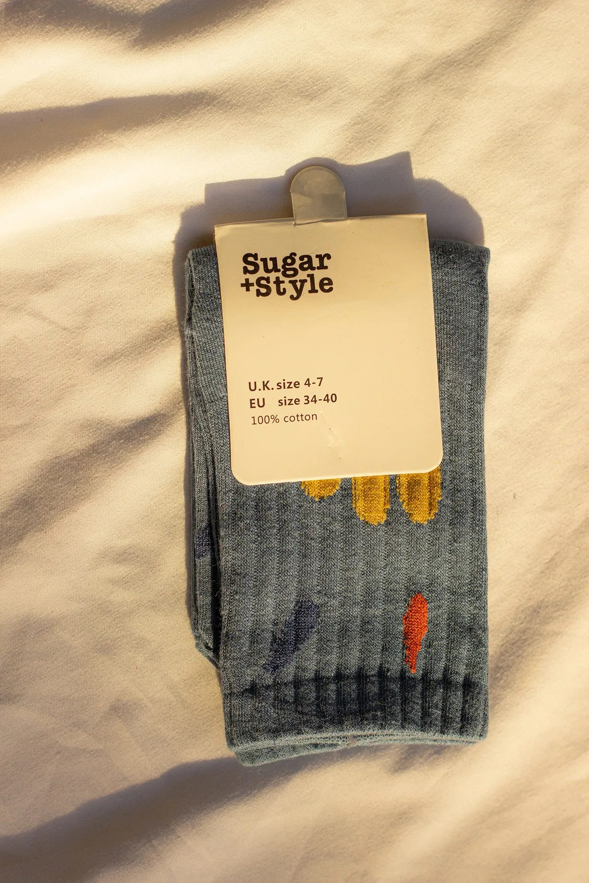 Abstract Wiggle Shape Socks