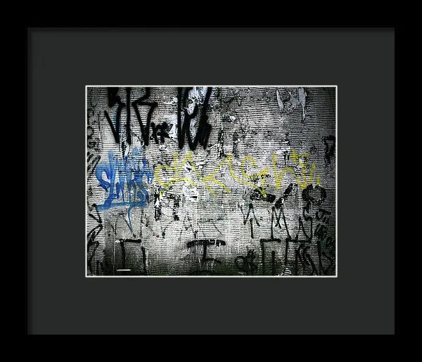 Brazil Graffiti - Framed Print