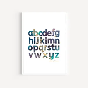 Ella Alphabet Print