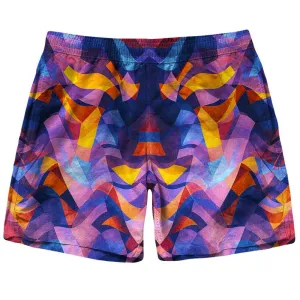 Geo Face Shorts