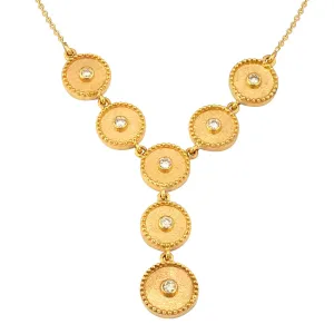 Geometric Circles Light Full Necklace