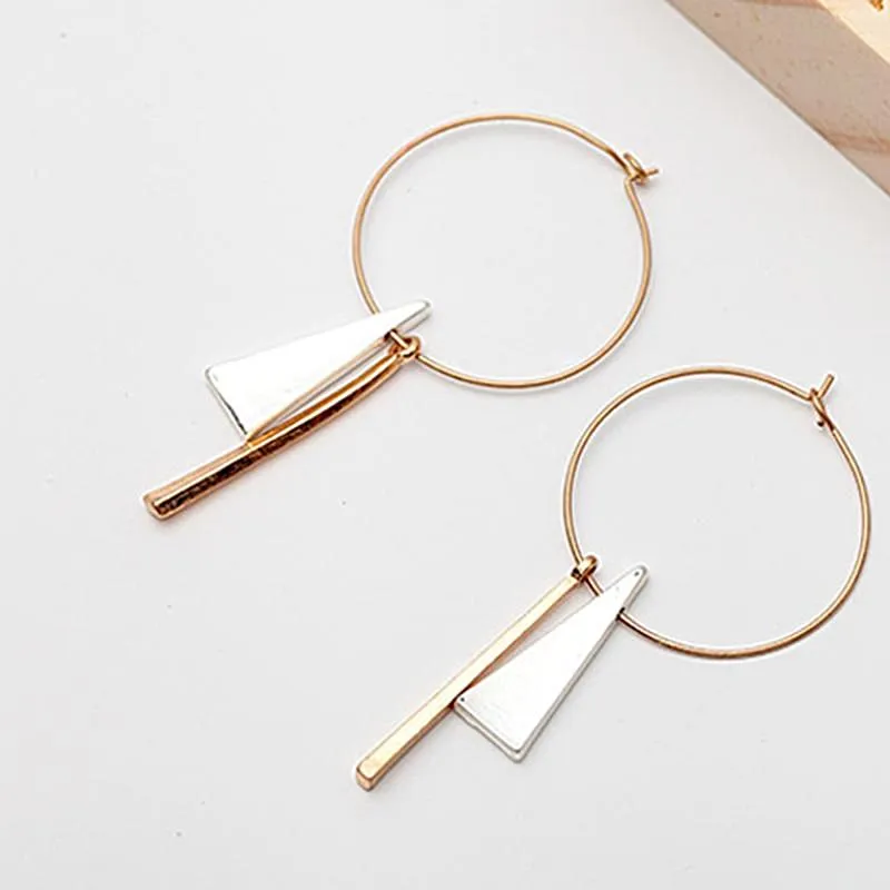 Geometric Hoop Earrings
