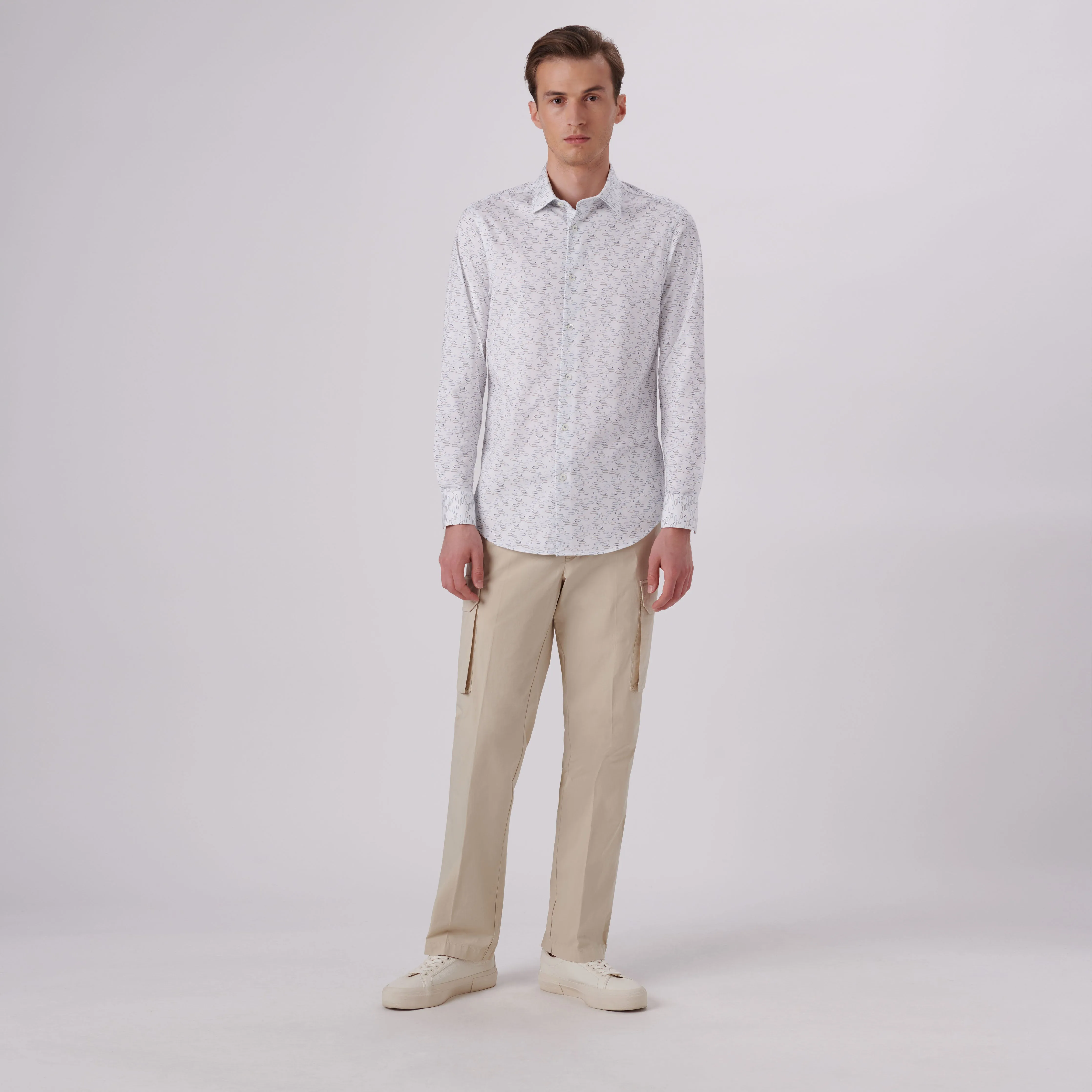 James Abstract Print OoohCotton Shirt
