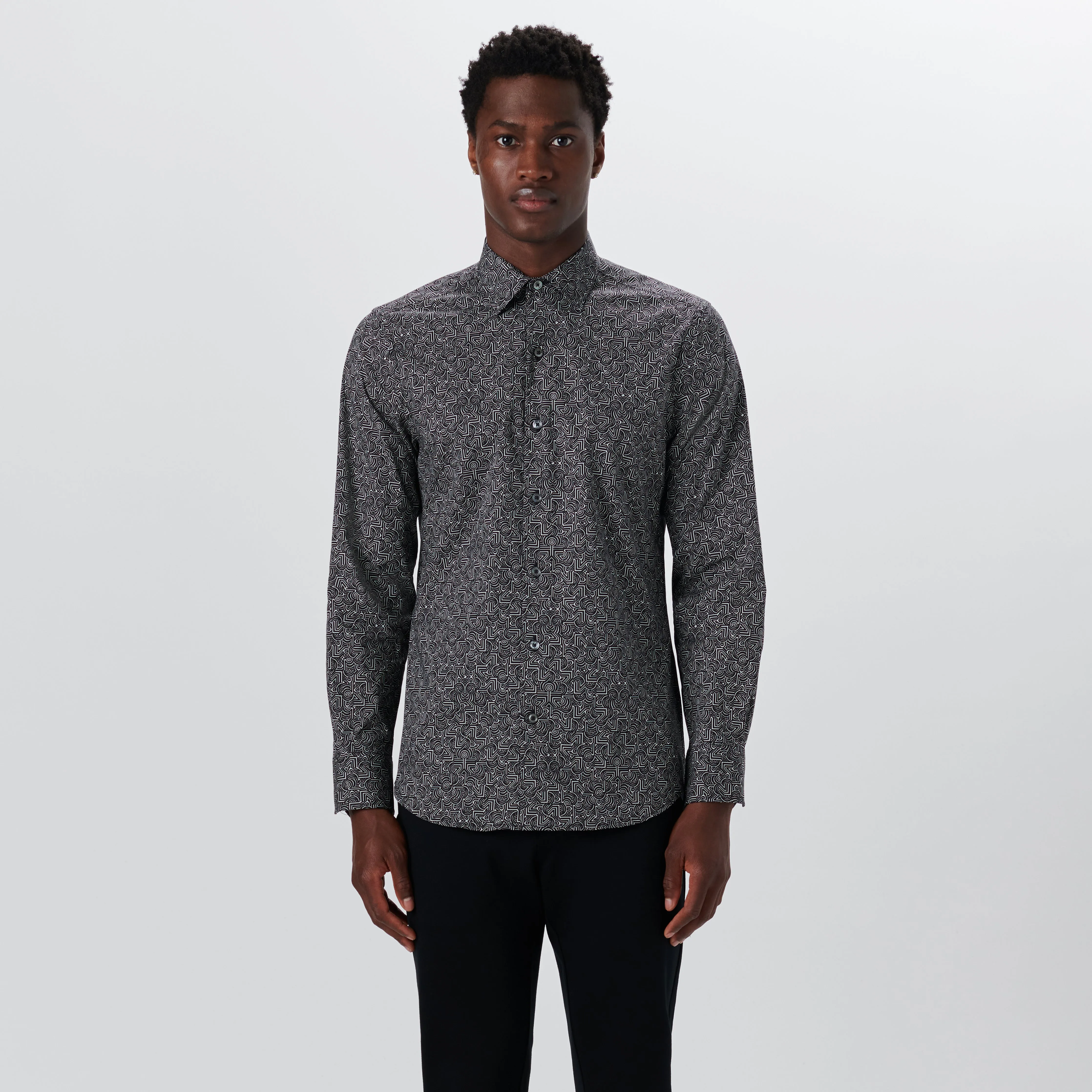 JULIAN Abstract Print Shirt