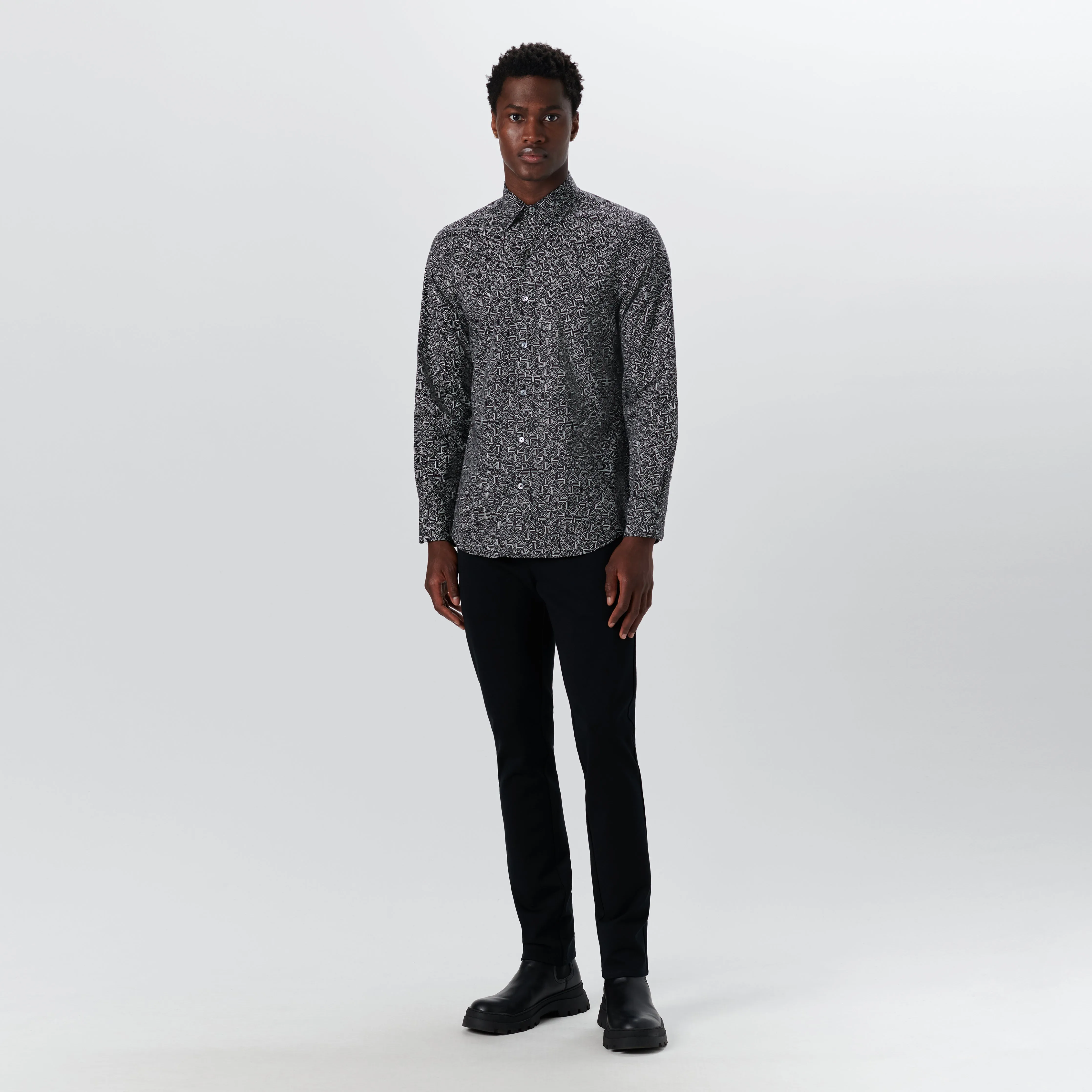 JULIAN Abstract Print Shirt