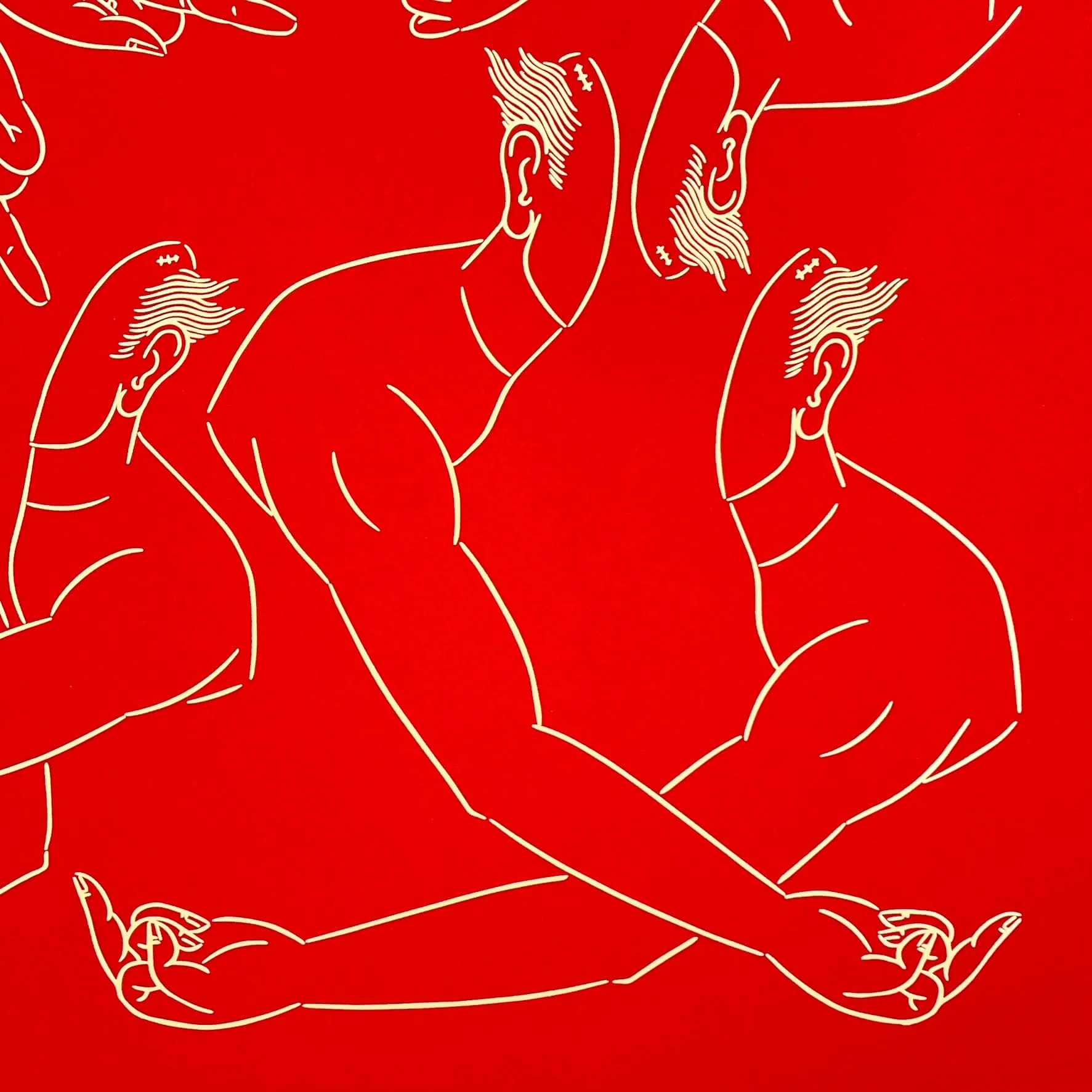 Middle Finger in Red