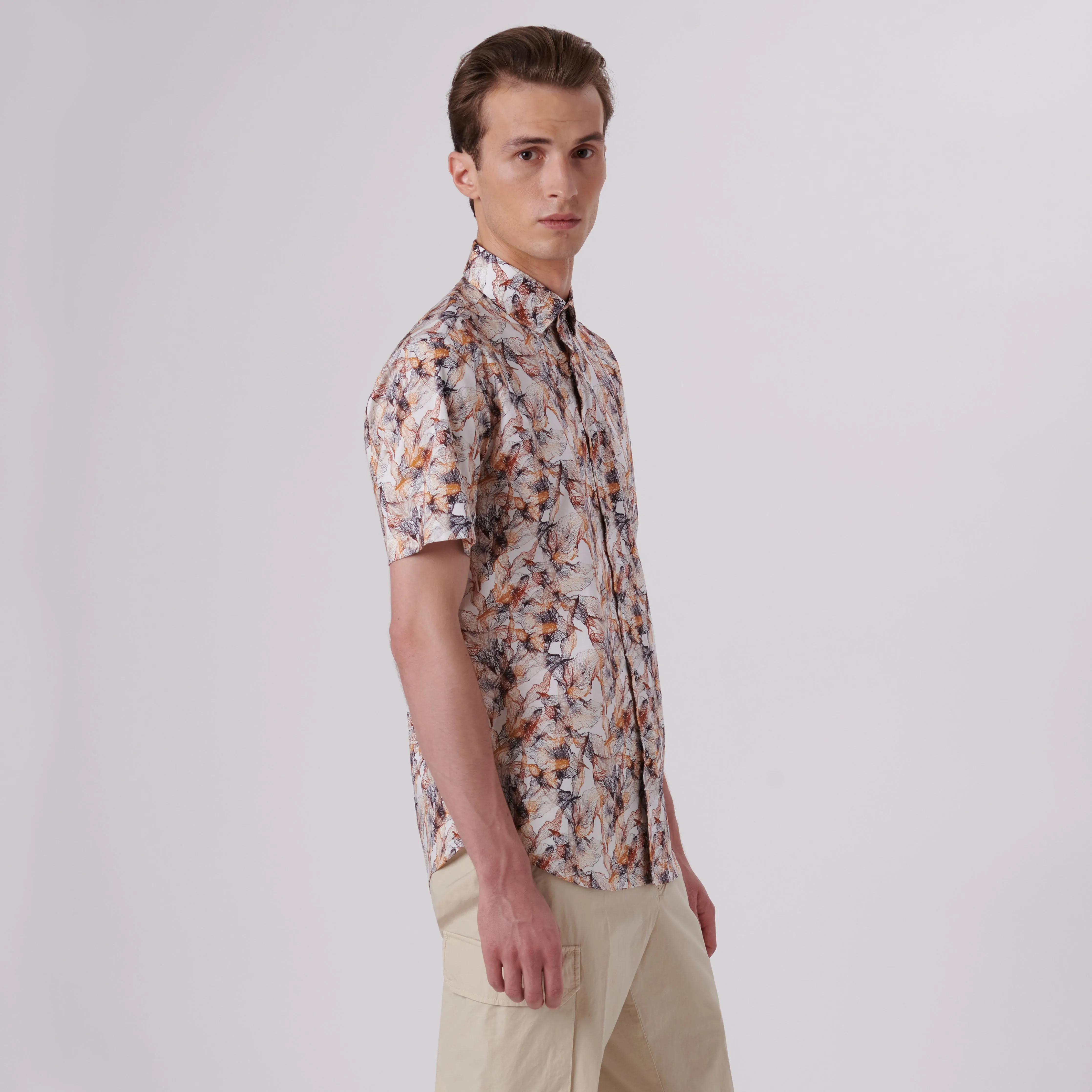 Orson Abstract Print Short Sleeve Shirt