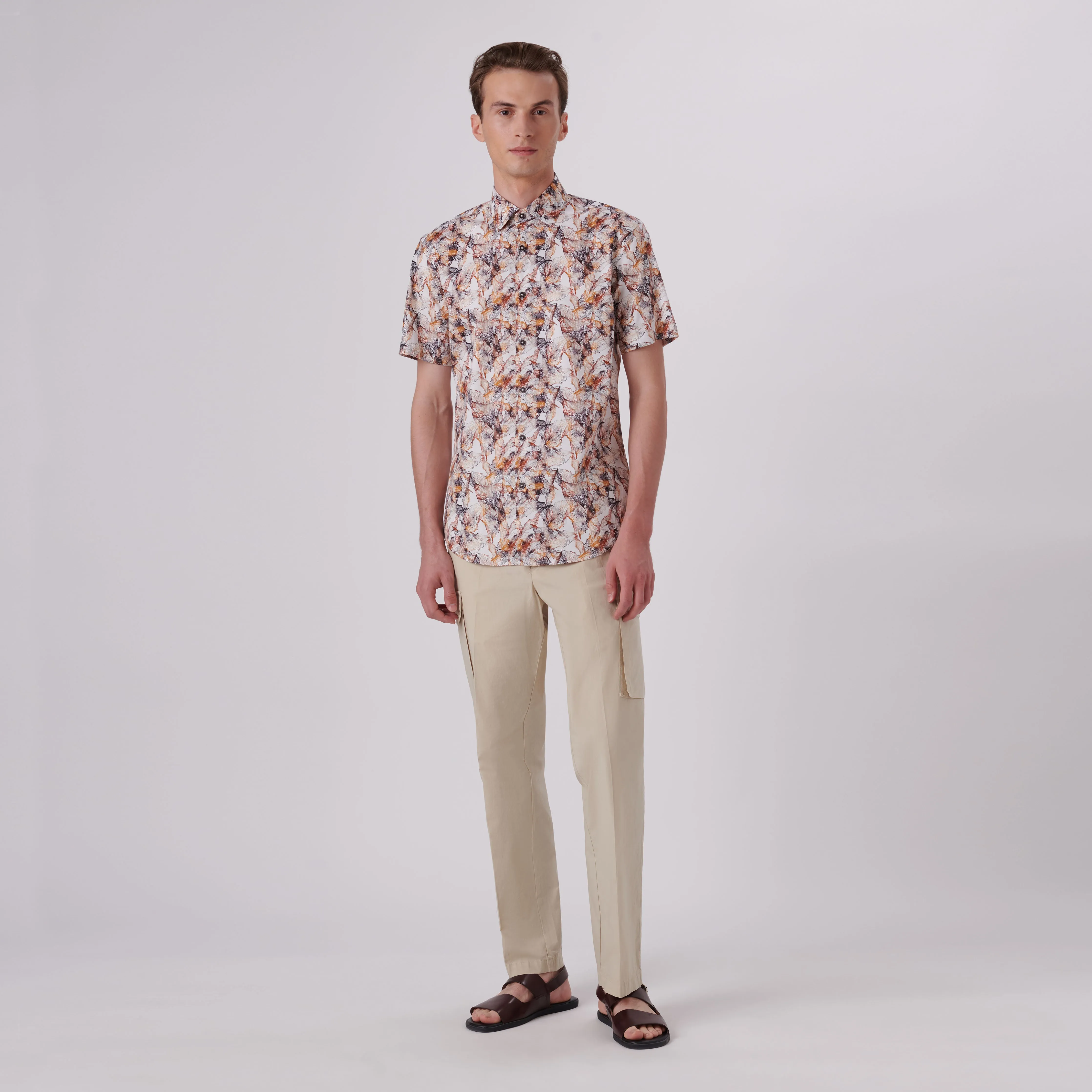Orson Abstract Print Short Sleeve Shirt
