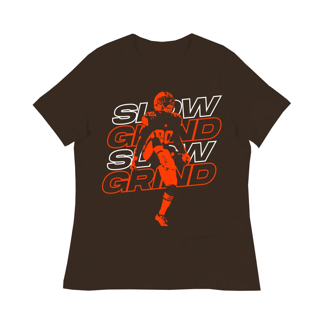 Slow Grind Bold Letter Women's T-Shirt