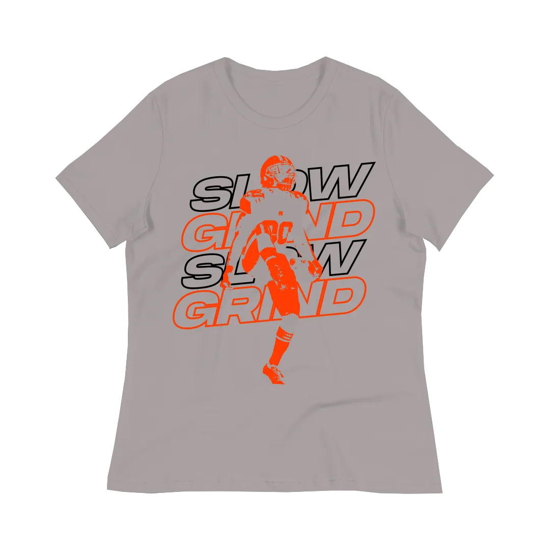 Slow Grind Bold Letter Women's T-Shirt