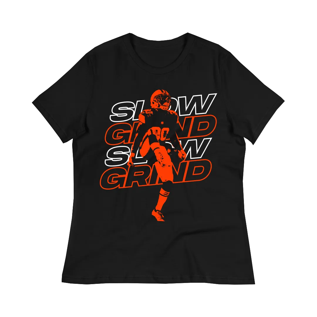 Slow Grind Bold Letter Women's T-Shirt